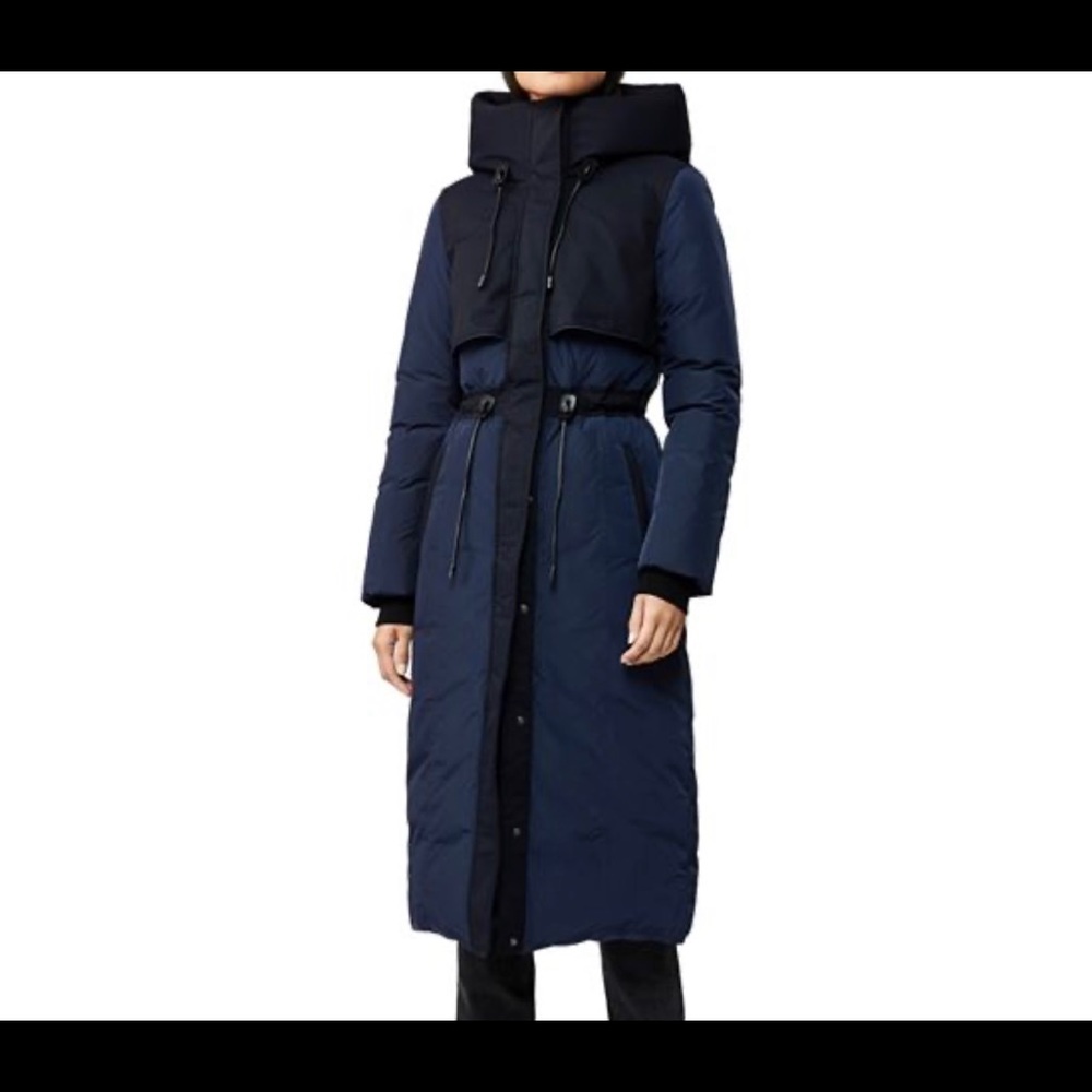 Long down jacket